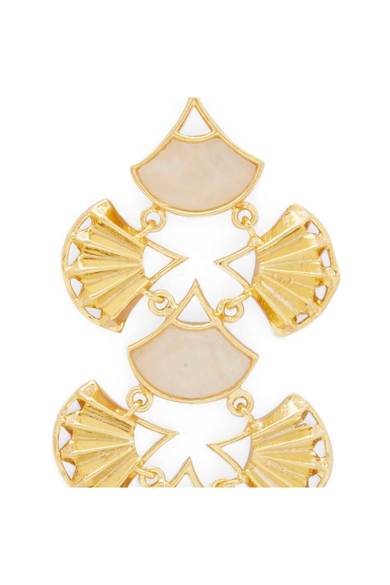 PANKHA EARRINGS, Alternate, color, Gold Plated