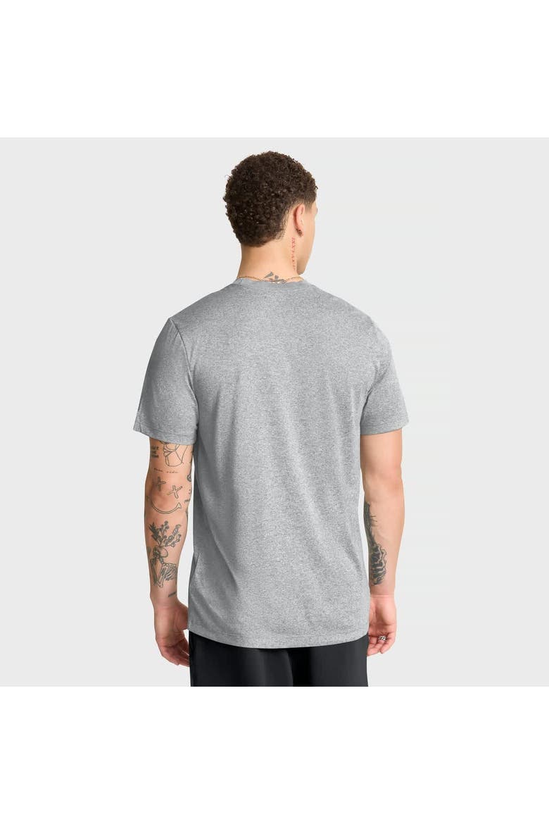 Men's Nike Heather Gray Los Angeles Dodgers Swoosh Legend Dri-FIT T-Shirt, Alternate, color, Heather Gray