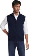 Lands' End Bedford Rib Full Zip Vest