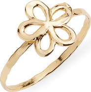 Kiara by Ki-ele Melia Open Flower Ring