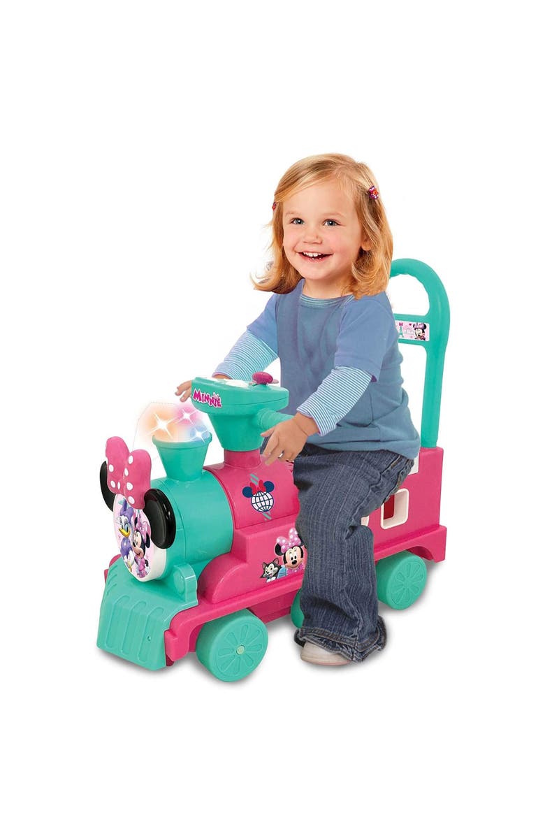 Kiddieland Disney Minnie Mouse Play N' Sort Activity Train Rideon, Alternate, color, Multicolored