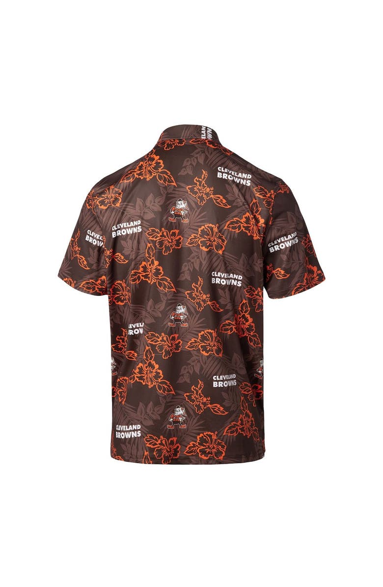Reyn Spooner Men's Reyn Spooner Brown Cleveland Browns Throwback Pua Performance Polo, Alternate, color, Brown