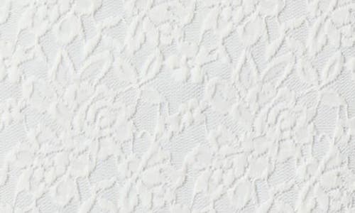 Kasper Lace Pencil Skirt In Lily White