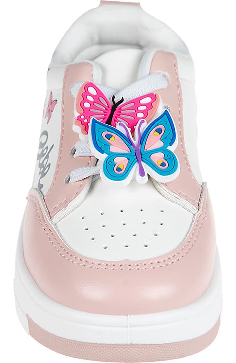 bebe Kids' Butterfly Court Sneaker, Alternate, color,