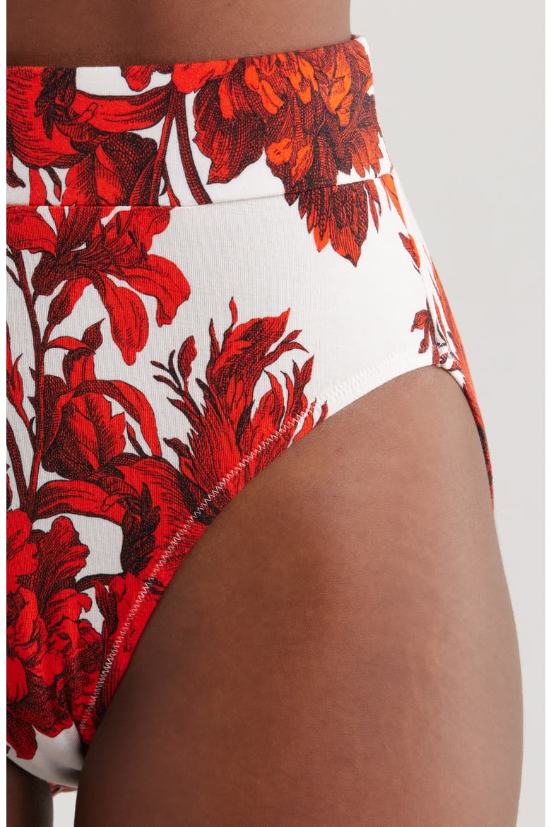 High Waist Lounge Briefs, Alternate, color, CHIPPENDALE FLORAL