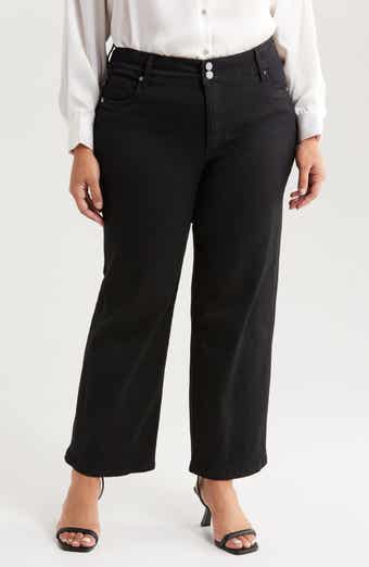 KUT from the Kloth Lucy Double Button Wide Leg Jeans