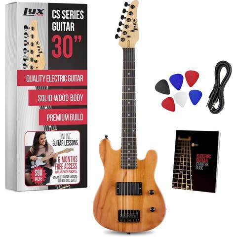CS 30 Electric Guitar Kit for Beginner with Amp Cable, 6 Picks & Guide