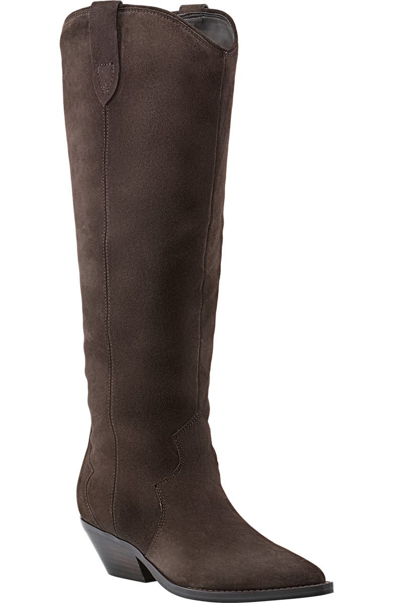 Marc Fisher LTD Ander Knee High Boot, Main, color, Dark Brown