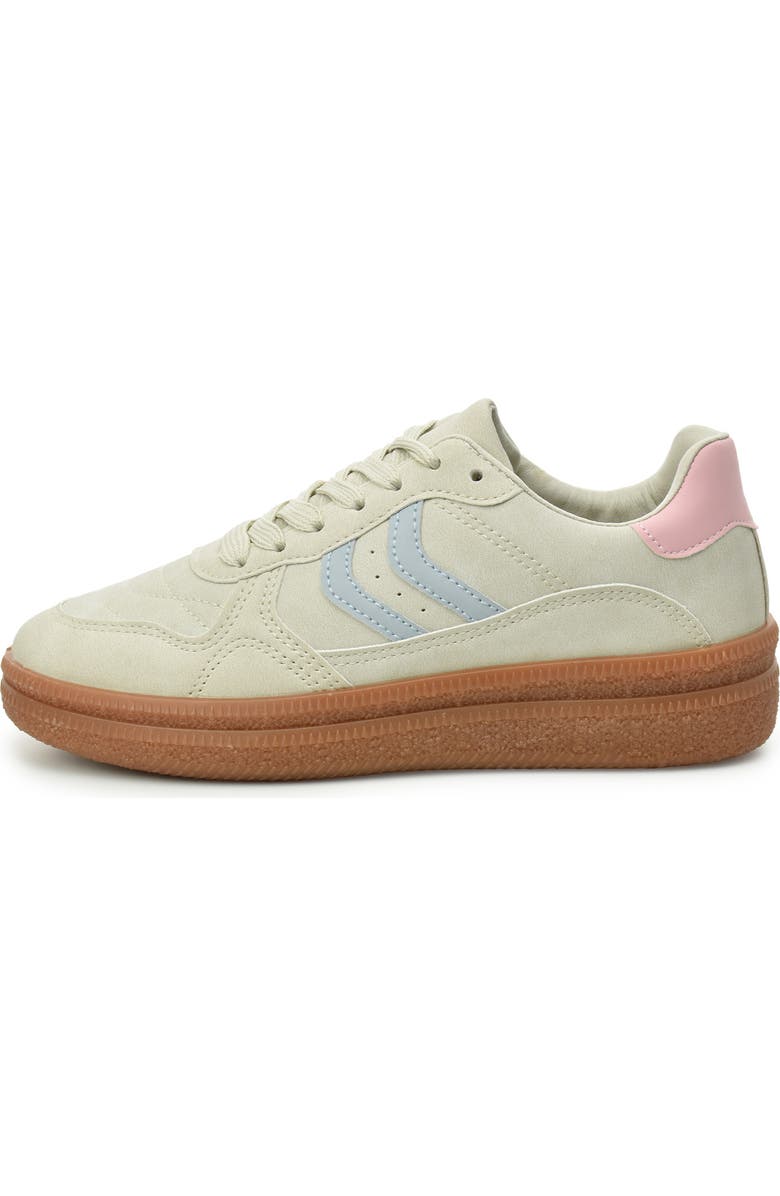 Nicole Miller Low Top Crepe Sole Sneaker, Alternate, color, Stone Blue Pink