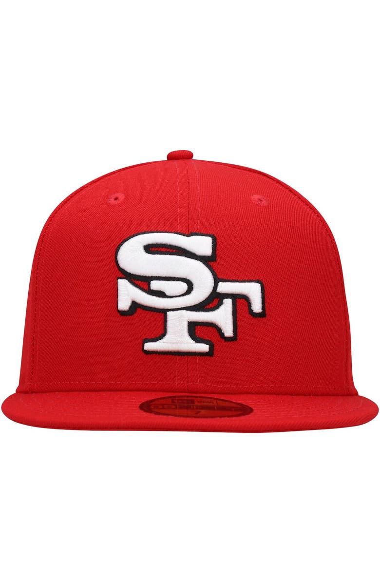 New Era Men's New Era Scarlet San Francisco 49ers Elemental 59FIFTY Fitted Hat, Alternate, color, 