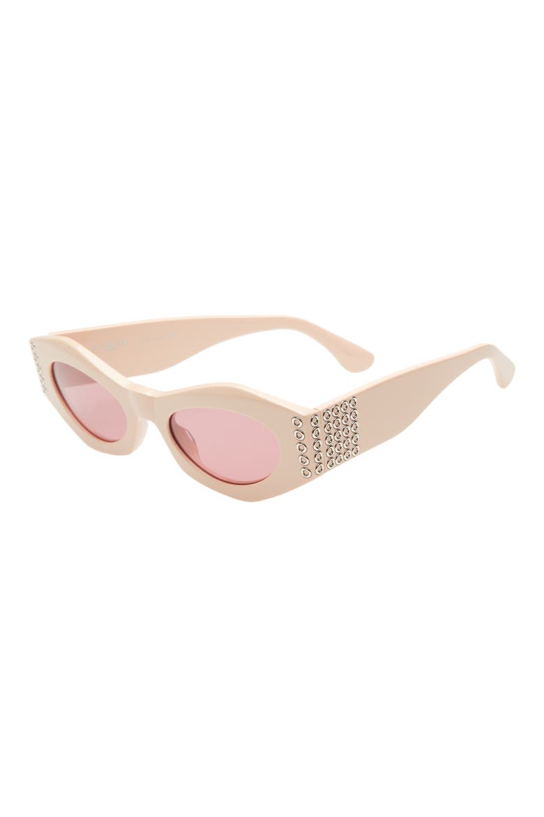 50mm Butterfly Sunglasses, Alternate, color, PINK
