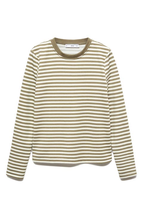 Stripe Long Sleeve Top