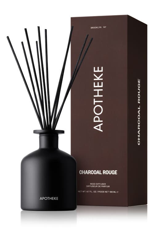 APOTHEKE Charcoal Rouge Reed Diffuser in Black  product