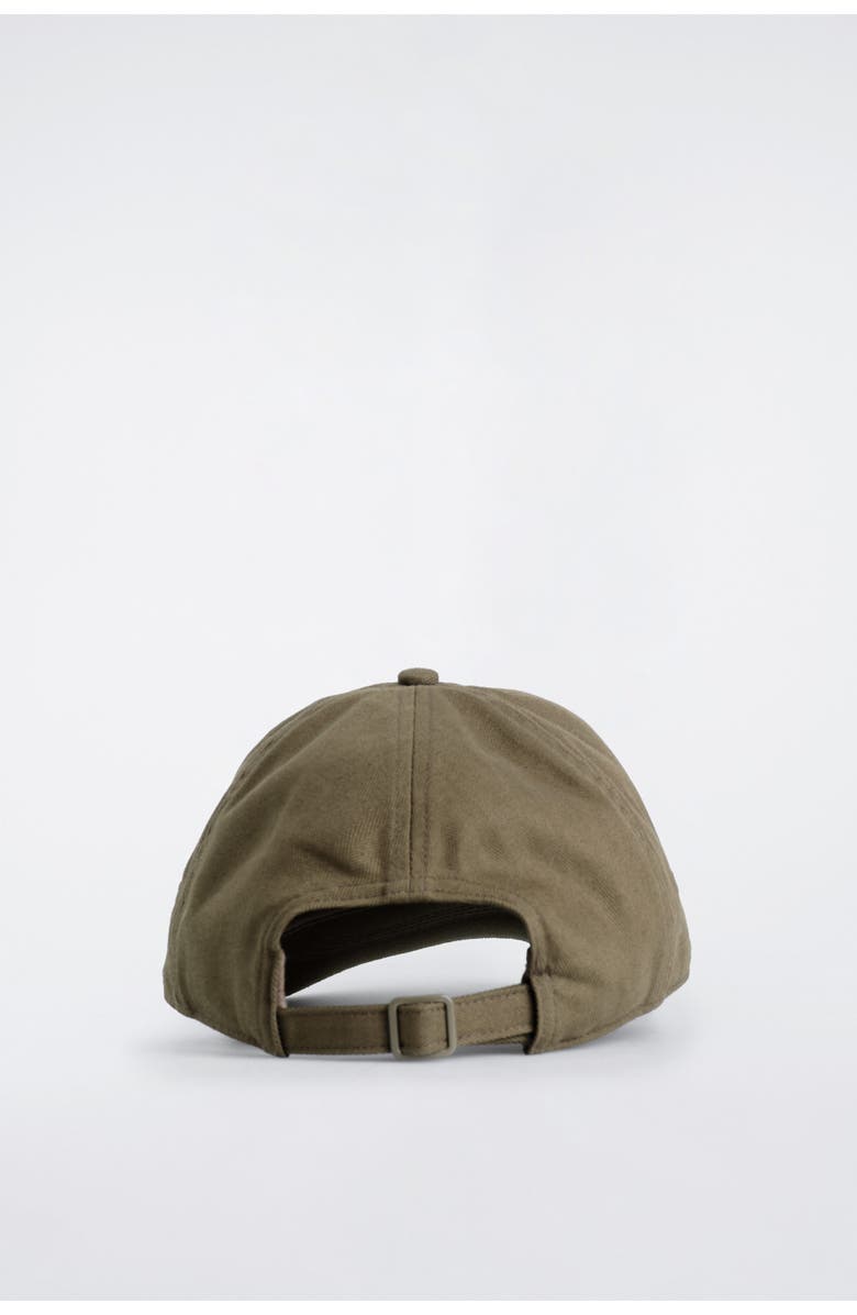 COS Cotton Baseball Cap, Alternate, color, Brown