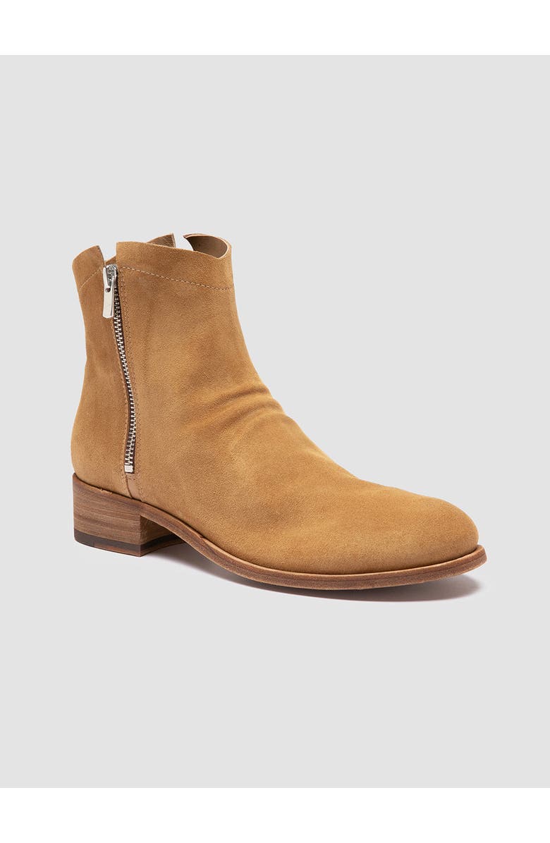Officine Creative Shantel 004 Suede Zipped Boots, Main, color, Camel