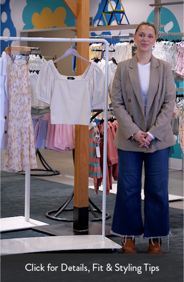 Lila Puff Sleeve Knit Top, sales video thumbnail