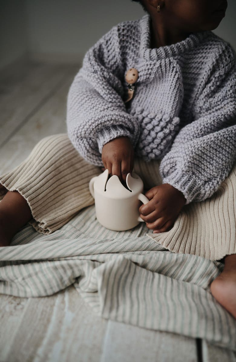 Mushie Silicone Snack Cup, Alternate, color, Shifting Sand