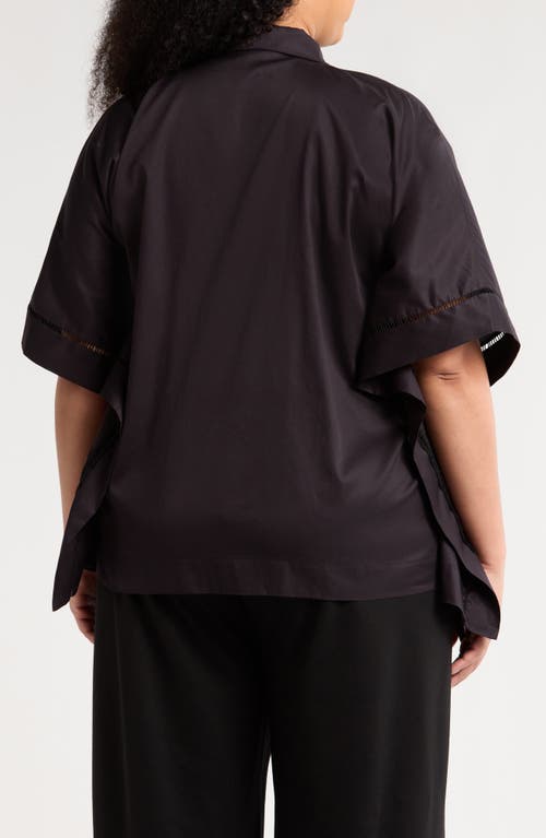 HARSHMAN HARSHMAN HARPA SHORT SLEEVE COTTON BUTTON-UP SHIRT 