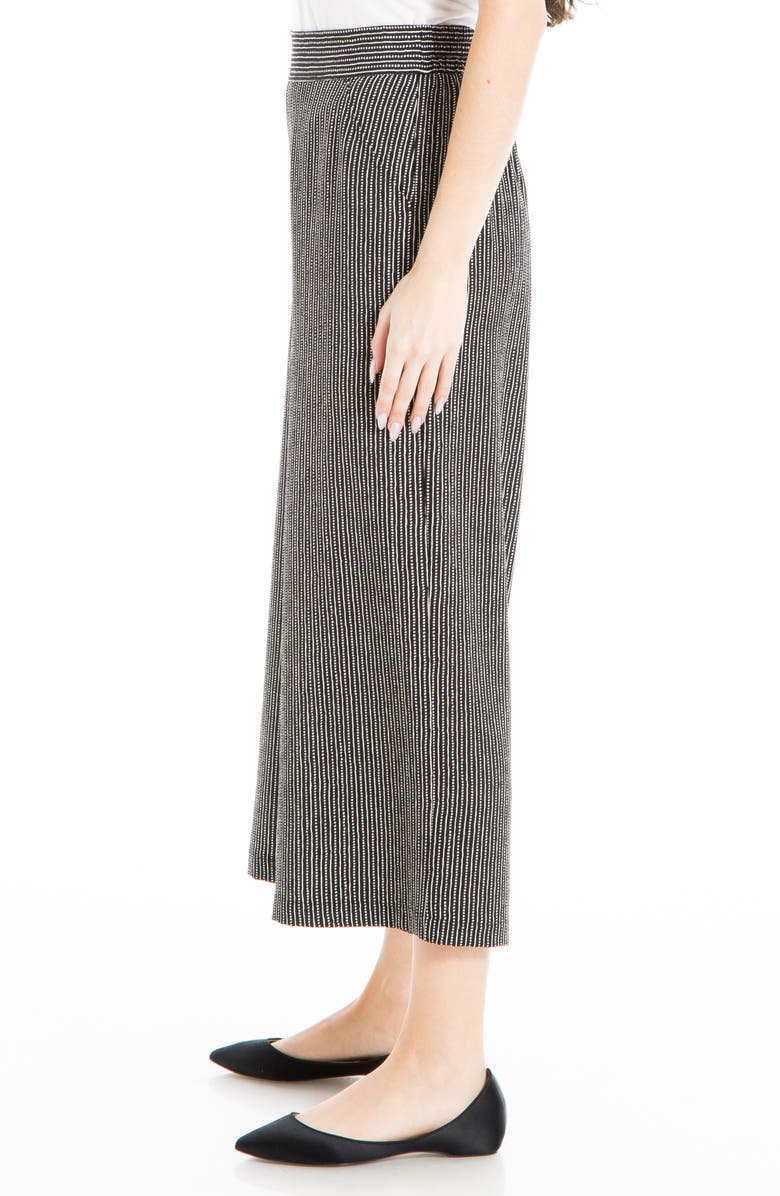 MAX STUDIO Crop Wide Leg Crepe Pants, Alternate, color, 