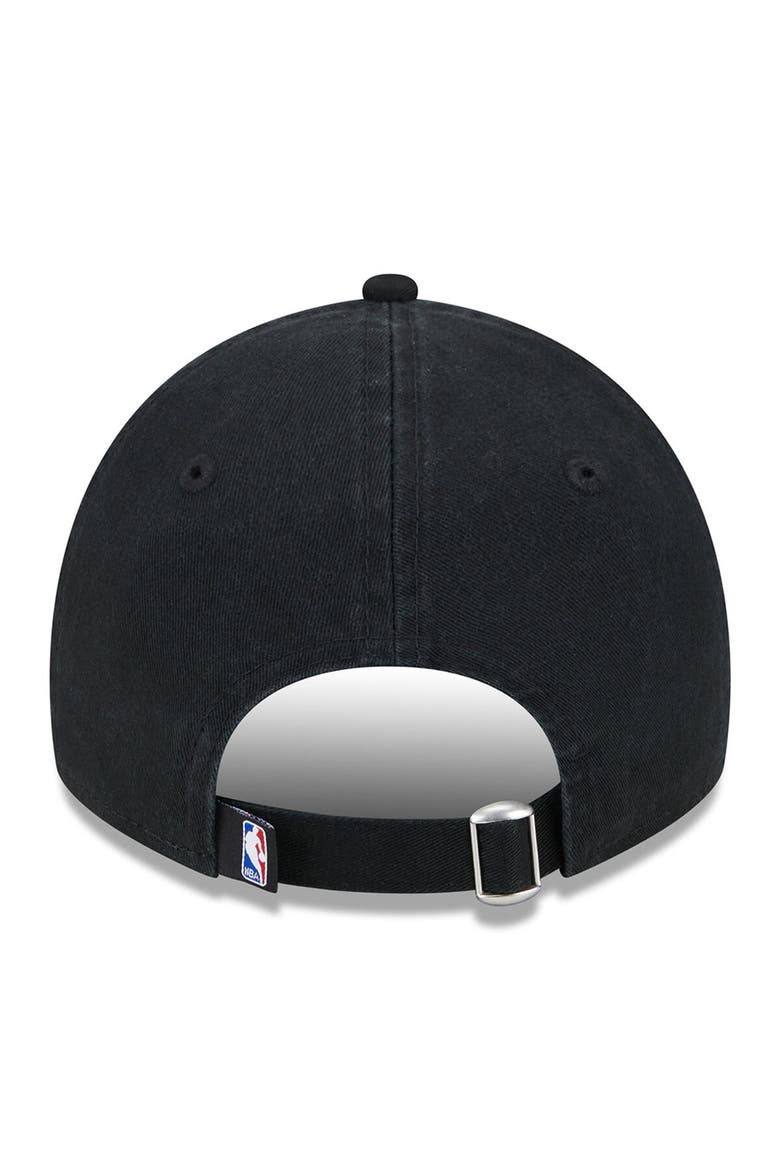 Men's New Era  Black Brooklyn Nets 2023/24 City Edition 9TWENTY Adjustable Hat, Alternate, color, Black
