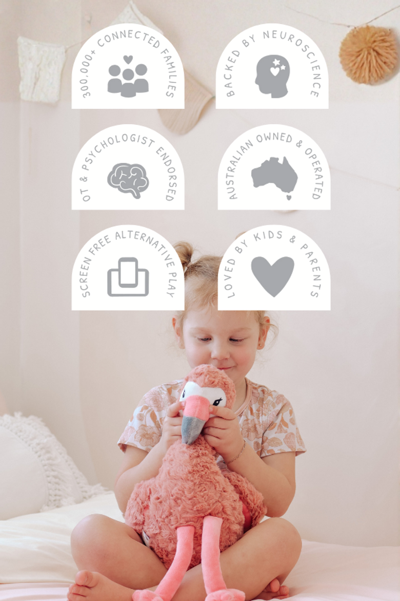 Microwavable and Weighted Plush Buddies, Alternate, color, Francesca the Flamingo