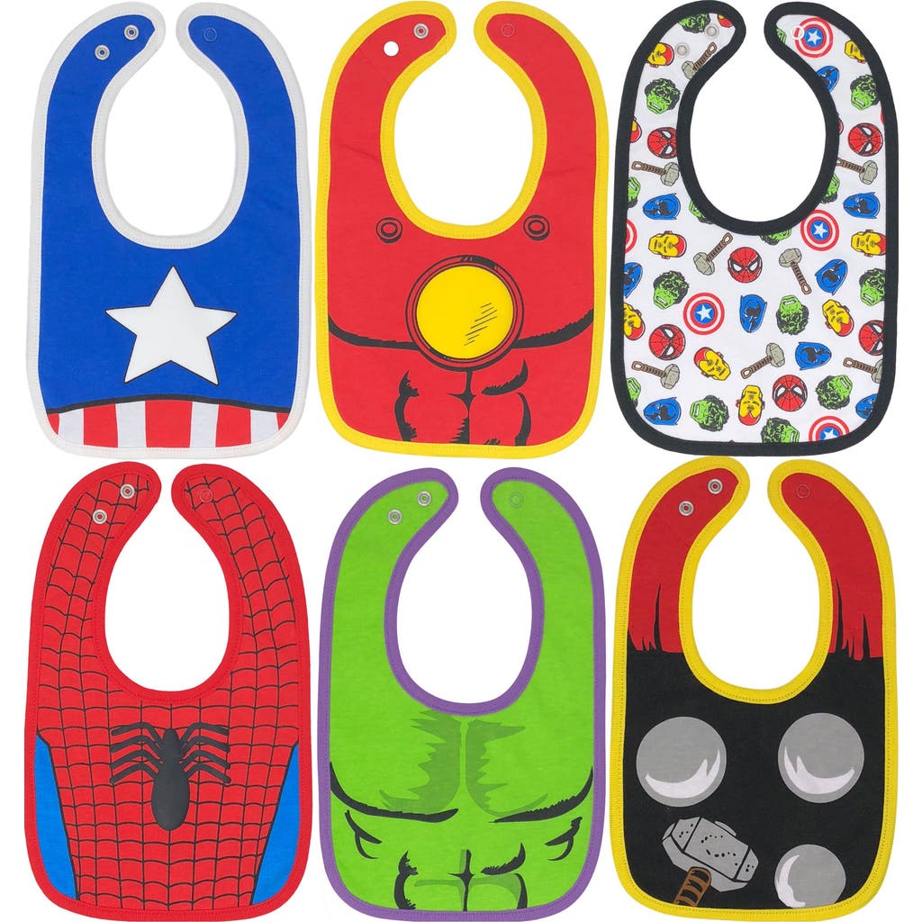 Marvel Babies' Avengers Bib Set In Multi