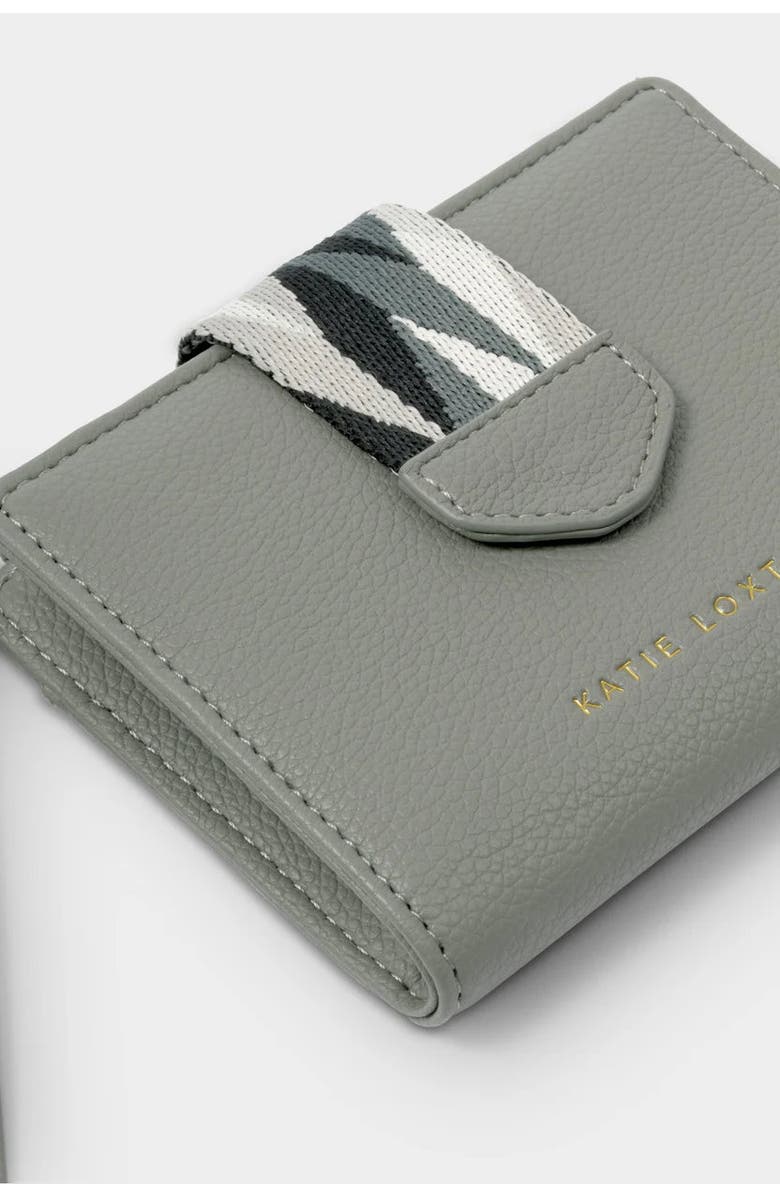 Katie Loxton Hallie Wallet in Graphite Green, Alternate, color, Graphite Green