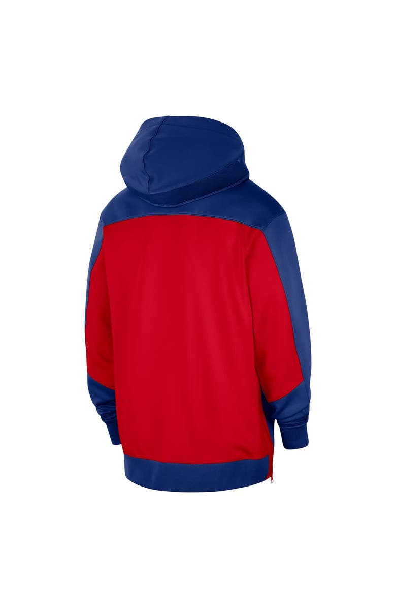 Nike Men's Nike Royal Philadelphia 76ers Authentic On-Court Showtime Performance Full-Zip Hoodie, Alternate, color, Royal