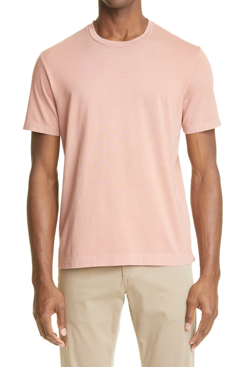 Cotton Jersey T-Shirt, Main, color, BLUSH