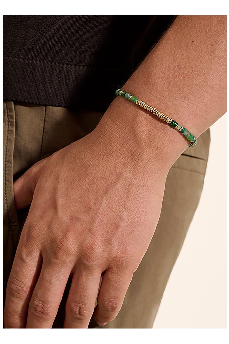 Heishi Bracelet, Alternate, color, GOLD