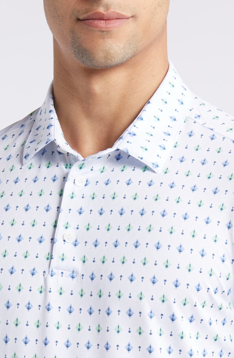 Mizzen+Main Versa Geo Print Performance Polo, Alternate, color, 