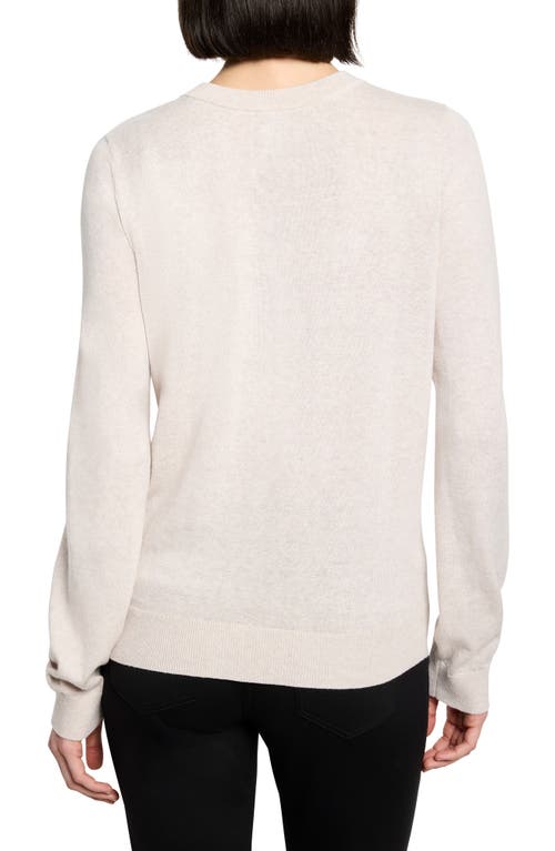 Nic + Zoe Nic+zoe Crewneck Long Sleeve Sweater In Neutral