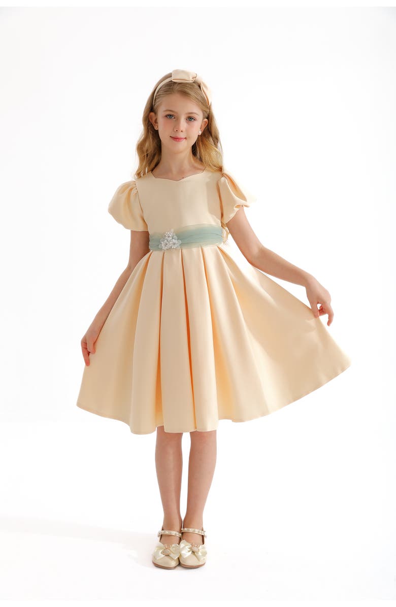 Tulleen Easton Dress, Alternate, color, Ivory