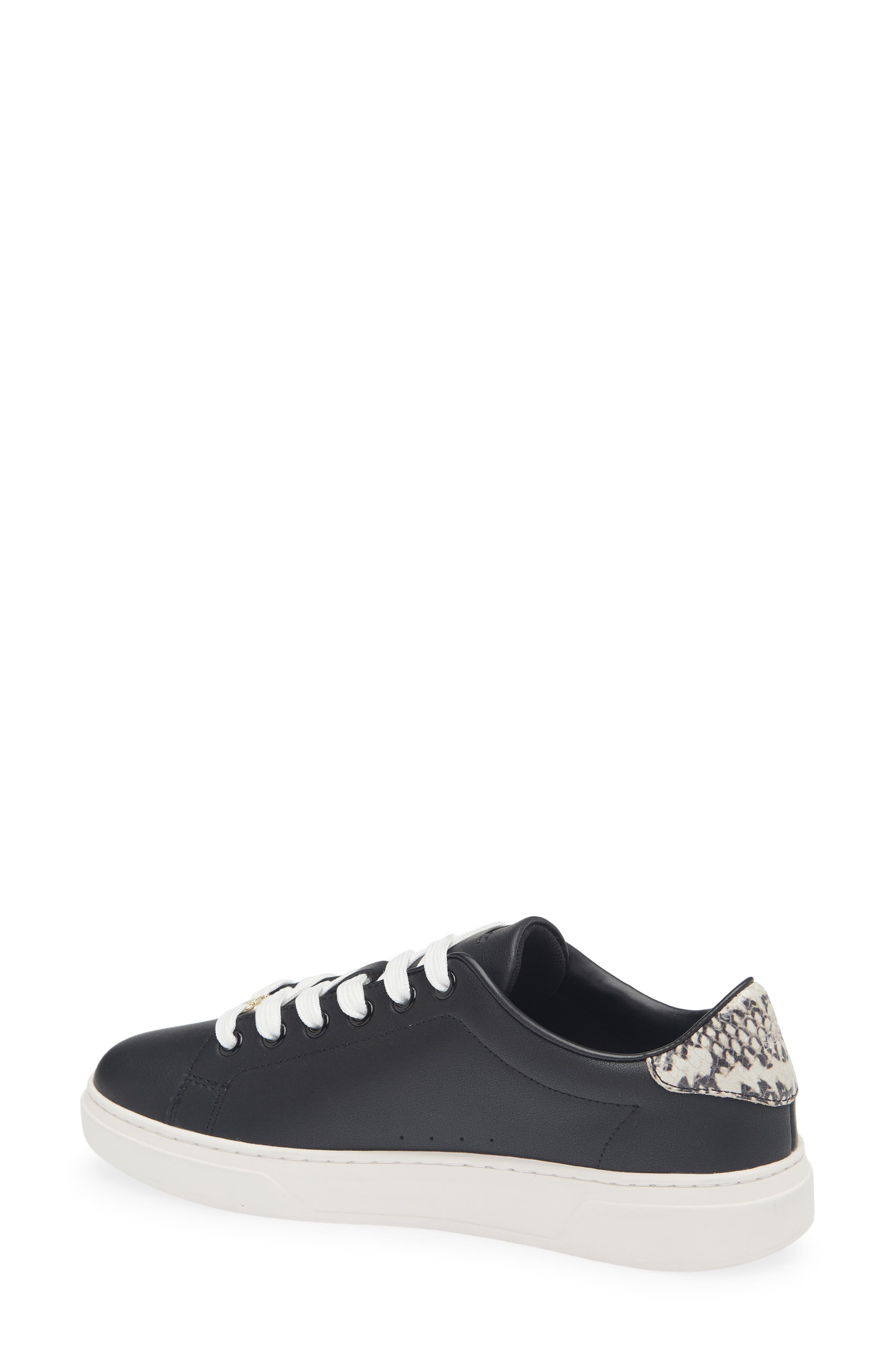 Kieran Tennis Shoe, Alternate, color, BLACK/ PYTHON