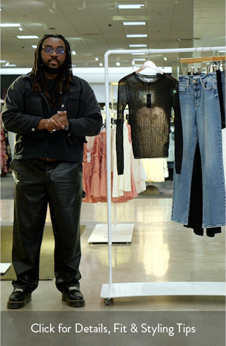 Abbey Rib Semisheer Sweater, sales video thumbnail