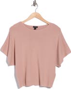 Halogen® Short Sleeve Crop Sweater