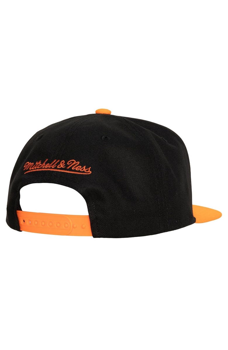 Mitchell & Ness Men's Mitchell & Ness Black Anaheim Ducks Core Team Ground 2.0 Snapback Hat, Alternate, color, Black