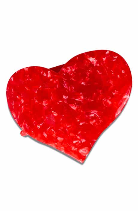 Heart Lay Down Claw Clip