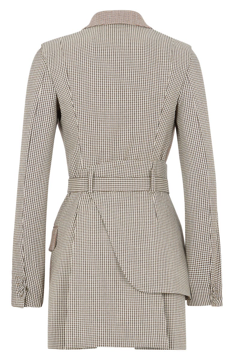 Fendi 3-in-1 Houndstooth Layered Jacket, Alternate, color,