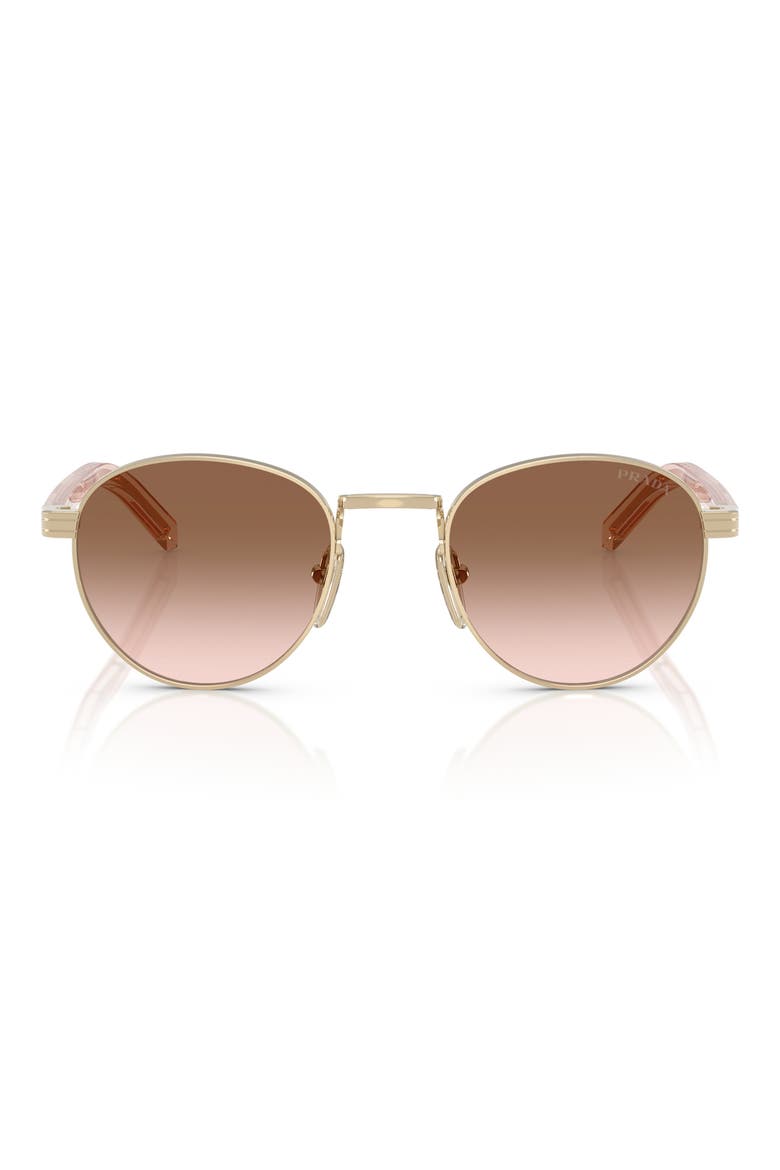 49mm Gradient Phantos Sunglasses, Main, color, BROWN GRAD