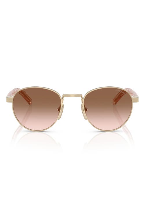 Prada 49mm Gradient Phantos Sunglasses in Brown Grad at Nordstrom