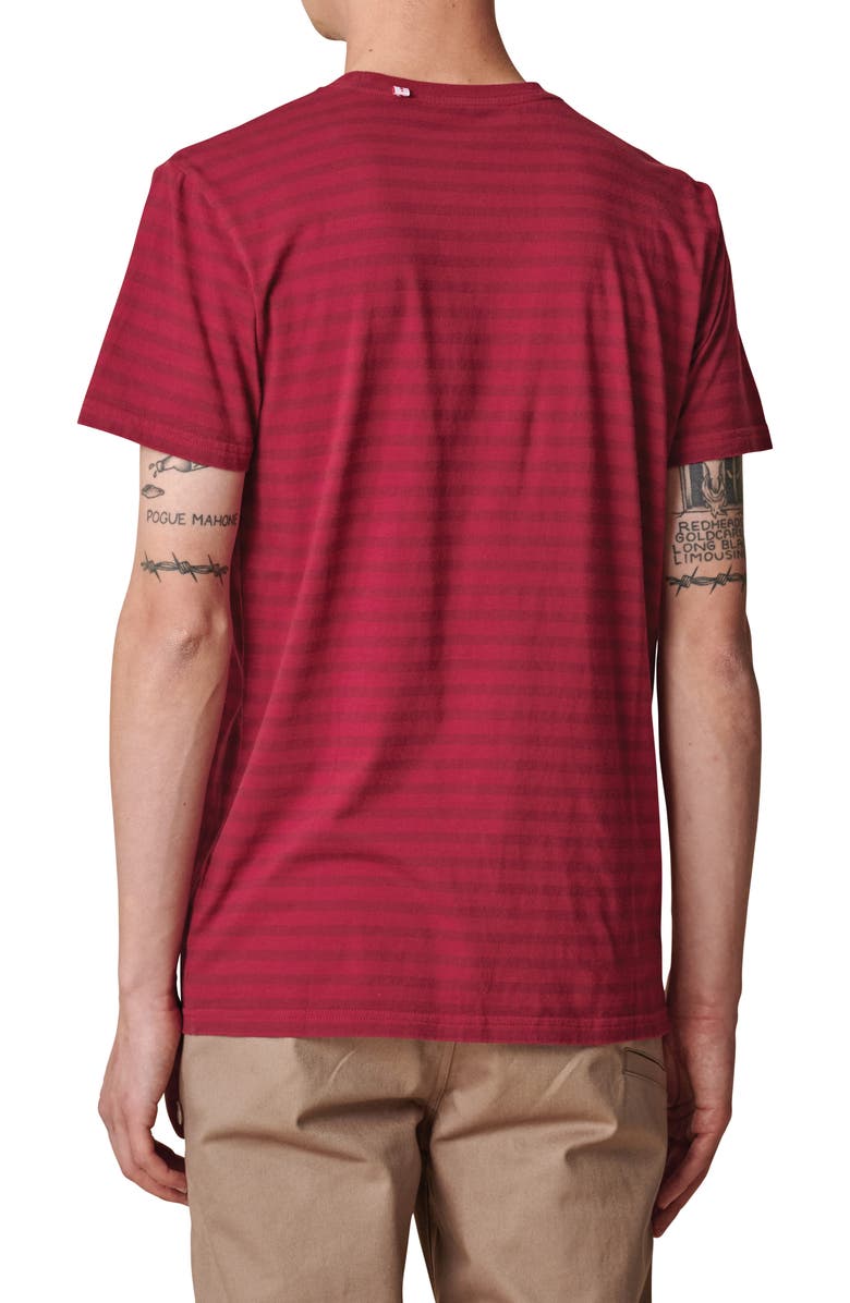 Globe Horizon Stripe Organic Cotton T-Shirt, Alternate, color,