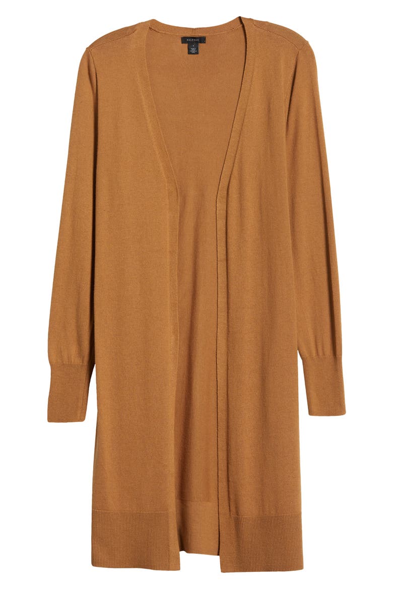 Open Front Longline Cardigan, Alternate, color, DESERT CAMEL