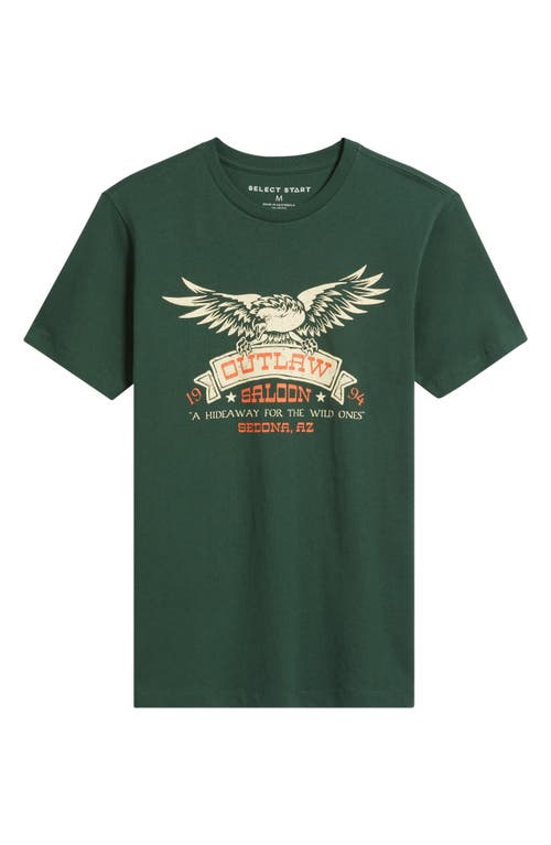 The Forecast Agency Outlaw Graphic T-shirt In Green