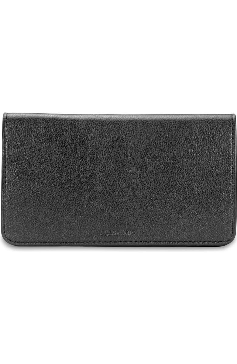 AllSaints Utilitarian Leather Belt Bag, Main, color,