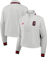 Nike Women's Nike Gray Georgia Bulldogs Legacy Heritage Dri-FIT Half-Zip Sweatshirt