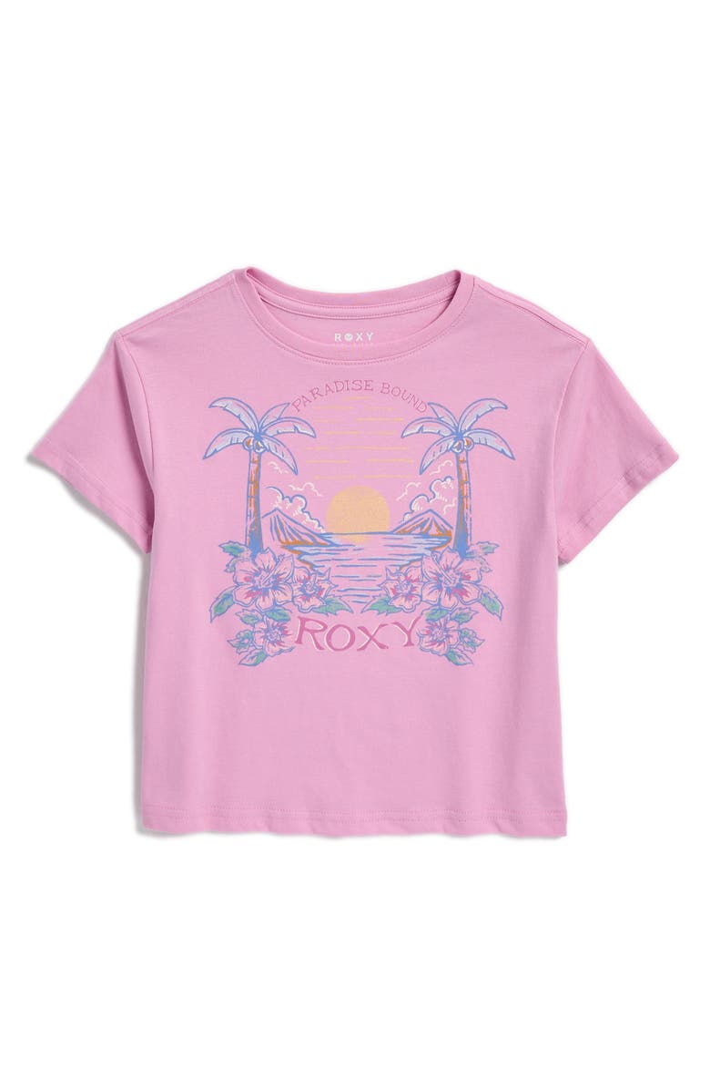 Roxy Kids' Paradise Oversize Graphic T-Shirt, Main, color,