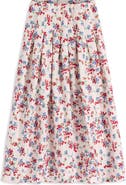 Boden Valentina Linen Midi Skirt
