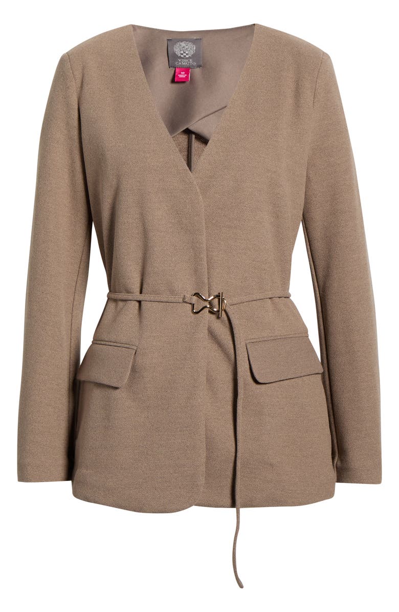 Vince Camuto Belted Jacket, Main, color, Brown