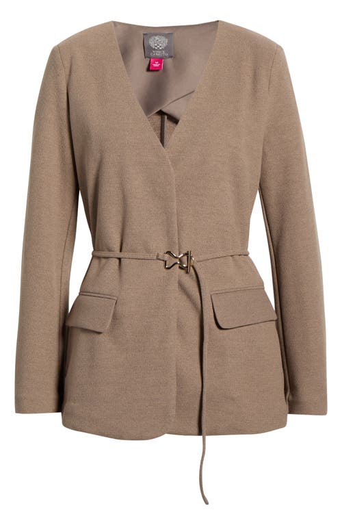 Vince Camuto Belted Jacket In Brown
